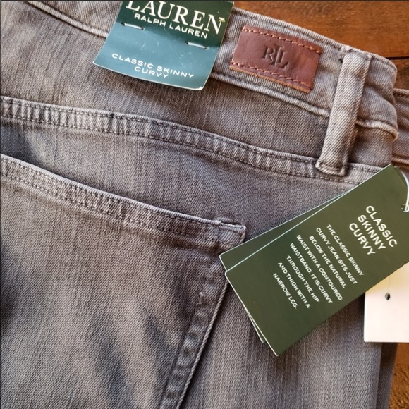 ralph lauren classic skinny curvy jeans